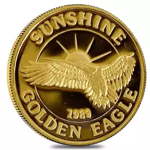 1 oz Gold Round Sunshine Mint (Various Years)