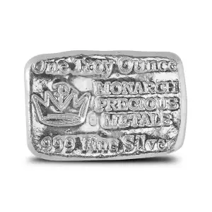 1 oz Monarch Hand Poured Silver Bar (Secondary Market)