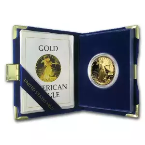 1 oz Proof American Gold Eagle (Random Year, w/Box & COA) (3)