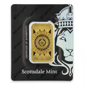 1 oz Scottsdale Marquee Gold Bar (2)