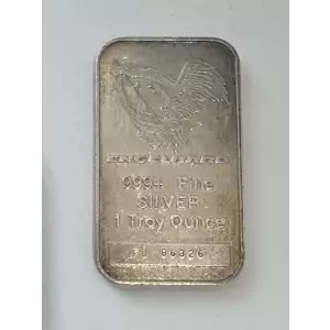 1 oz Silver Bar - Engelhard (Tall-Eagle Design) (2)