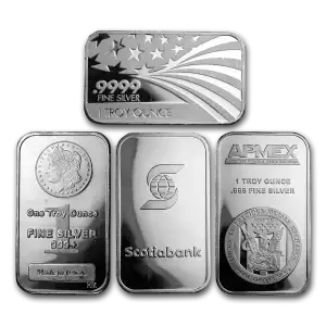 1 oz Silver Bar Various Mints