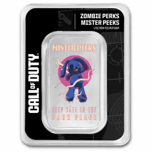 1 oz Silver Call of Duty Zombie Perks Bar Mystery Pack