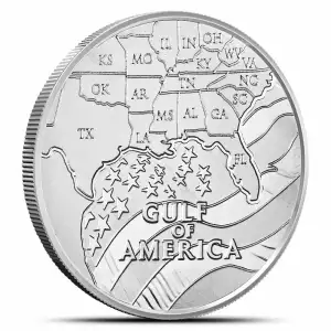 1 oz Silver Gulf of America Round