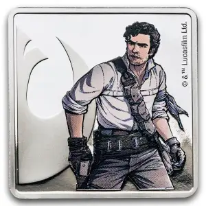 1 oz Silver Medallion - Star Wars Allies: Finn & Poe Dameron