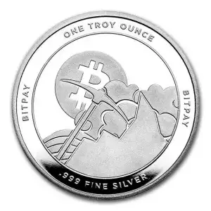 1 oz Silver Round - Bitcoin - Bitpay (2)