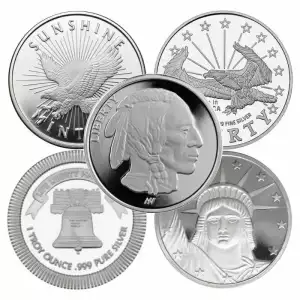 1 oz Silver Round Various Mints