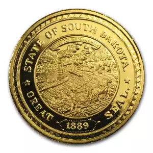 1 oz State of South Dakota Gold Great Seal
