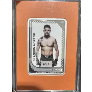 1 oz UFC Brandon Moreno Silver Bar (2)