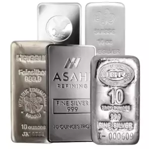 10 oz Silver Bar Various Mints