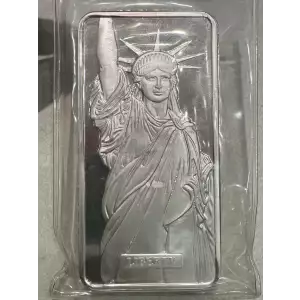 10 oz Silver Engelhard Bar Statue of Liberty MTB (2)
