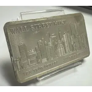 10 oz Wall Street Mint Silver Bar (Larger Type 1) (2)