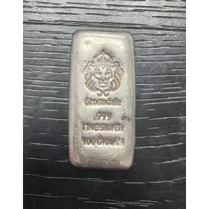 100 g Scottsdale Poured Silver Bar (2)