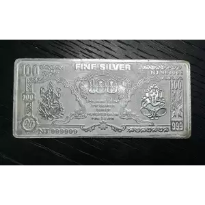 100 Gram Buddah Silver Bar  (2)