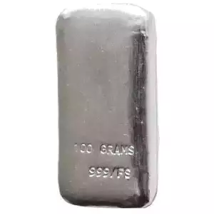 100 Gram Generic Silver Bar