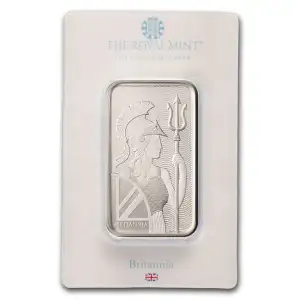 100 gram Silver Bar - The Royal Mint Britannia (2)