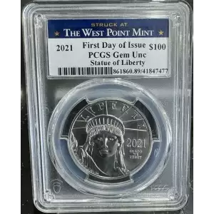 $100 Platinum Eagle