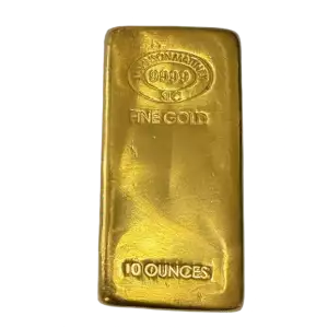 10oz Johnson Matthey SLC Canada Poured Gold Bar