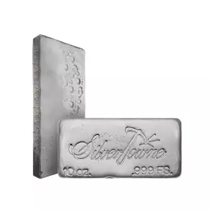 10oz  SilverTowne Poured Silver Bar