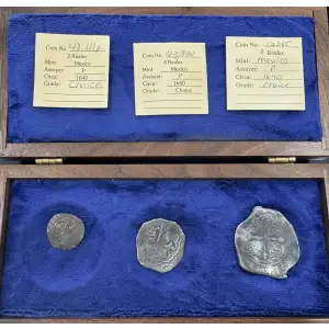 1641 Concepcion Shipwreck 3 Coin Set (with box)