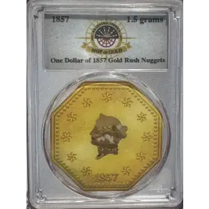 1857 5 oz Pinch of Gold S.S. Central America #2