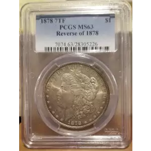 1878 7TF $1 Reverse of 1878 (2)