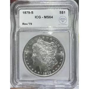 1879-S Morgan Dollar ICG MS64 IDC Verified