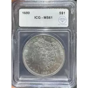 1880 Morgan Dollar ICG MS61 IDC Verified