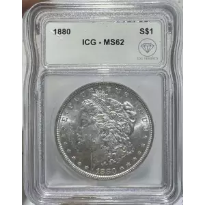 1880 Morgan Dollar ICG MS62 IDC Verified (2)