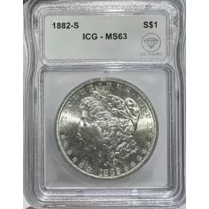 1882-S Morgan Dollar ICG MS63 IDC Verified (2)