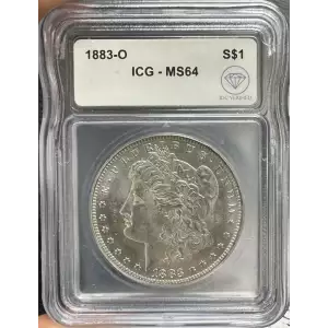 1883-O Morgan Dollar ICG MS64 IDC Verified (2)