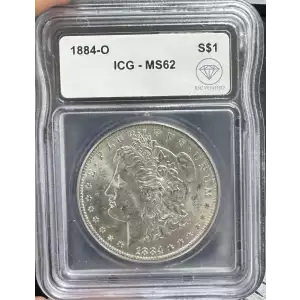 1884-O Morgan Dollar ICG MS62 IDC Verified