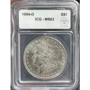 1884-O Morgan Dollar ICG MS63 IDC Verified