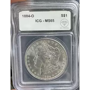 1884-O Morgan Dollar ICG MS65 IDC Verified