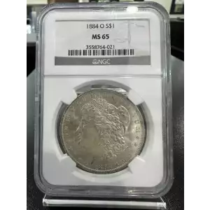 1884-O Morgan NGC MS 65