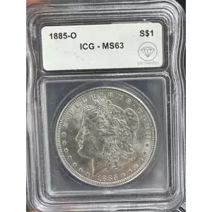 1885-O Morgan Dollar ICG MS63 IDC Verified