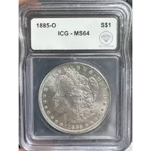 1885-O Morgan Dollar ICG MS64 IDC Verified (2)