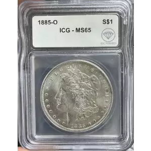 1885-O Morgan Dollar ICG MS65 IDC Verified