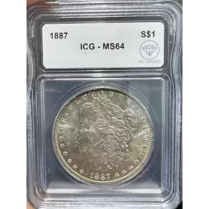 1887 Morgan Silver Dollar ICG MS-62 IDC Verified (2)