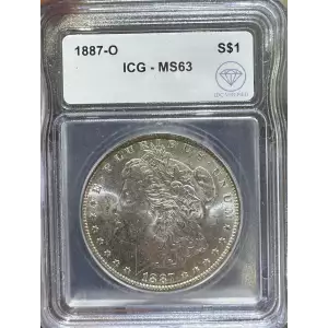 1887-O Morgan Dollar ICG MS63 IDC Verified