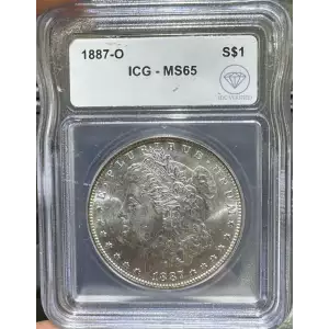 1887-O Morgan Dollar ICG MS65 IDC Verified (2)