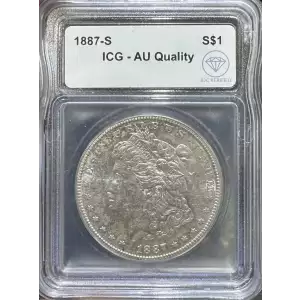 1887-S Morgan Dollar ICG AU Quality IDC Verified