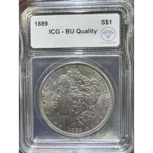 1889 Morgan Dollar ICG BU Quality IDC Verified (2)