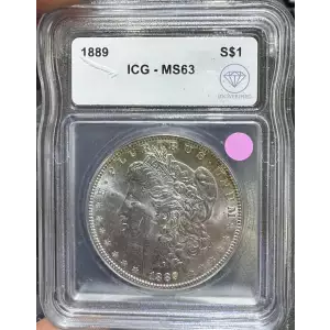 1889 Morgan Dollar ICG MS63 IDC Verified