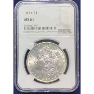 1890-P Morgan $1 NGC MS 61 (2)