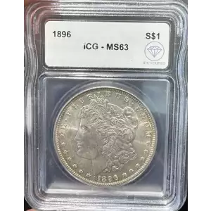 1896 Morgan Silver Dollar ICG MS-63 IDC Verified (2)