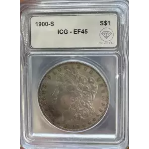 1900-S Morgan Dollar ICG EF45 IDC Verified