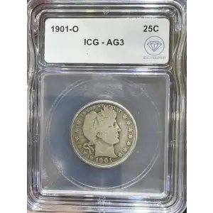 1901 O Barber Quarter Dollar ICG AG-3 IDC Verified (2)