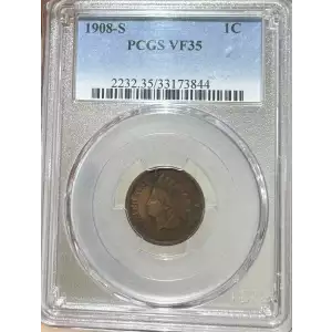 1908-S 1C, BN