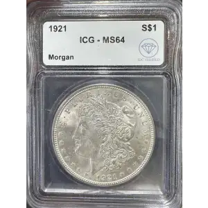 1921 Peace Silver Dollar ICG MS64 IDC Verified (2)